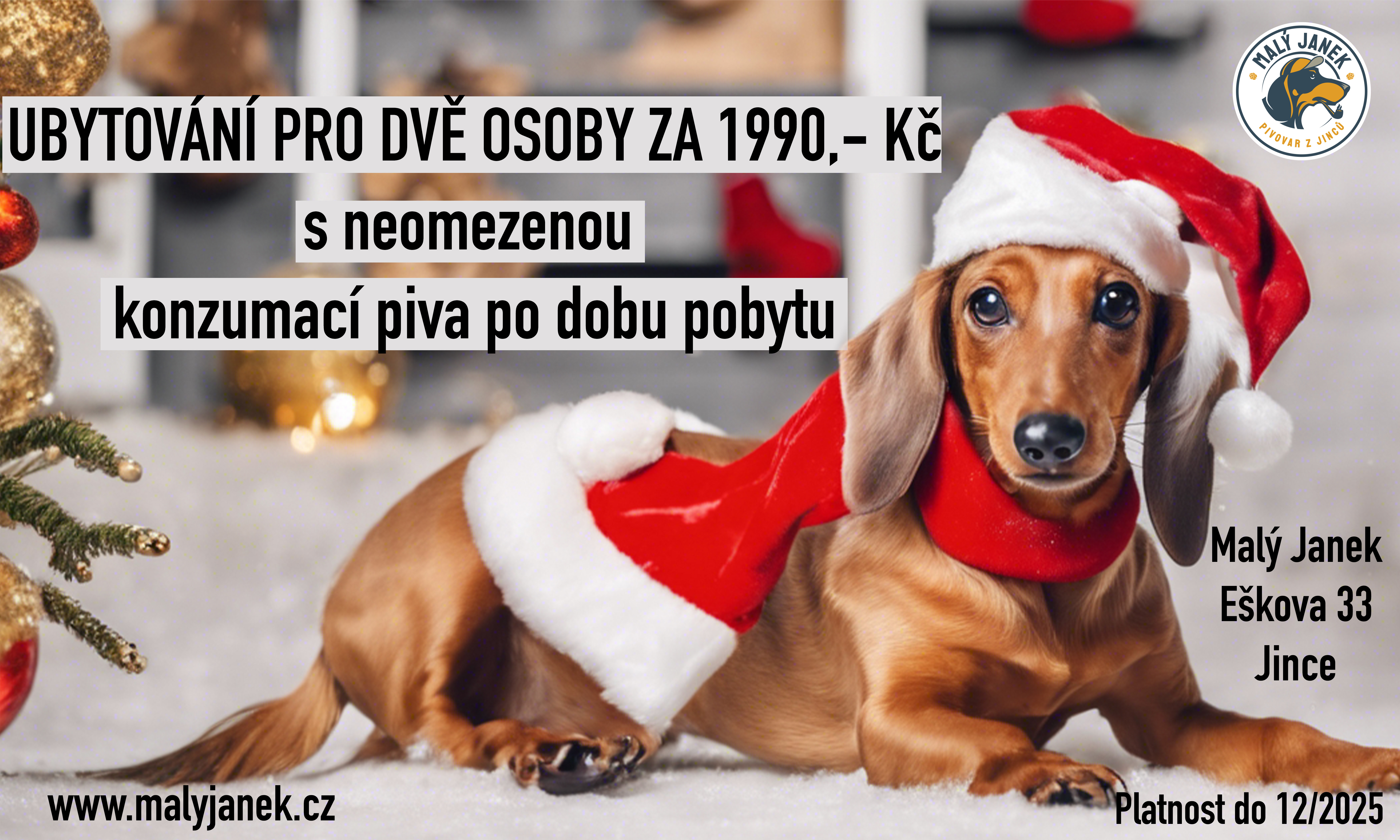 Ubytování pro dvě osoby s neomezenou konzumací piva